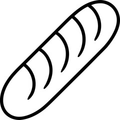 Baguette vector icon