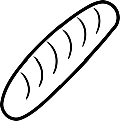 Baguette vector icon