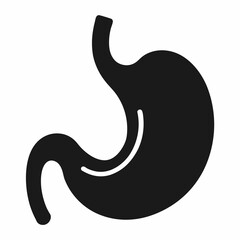 stomach icon. Simple vector icon design for medical human health.