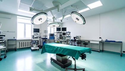 Sterile Operating Room Medical Surgery Room Interior