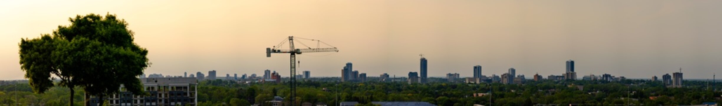 Kitchener Ontario skyline panorama