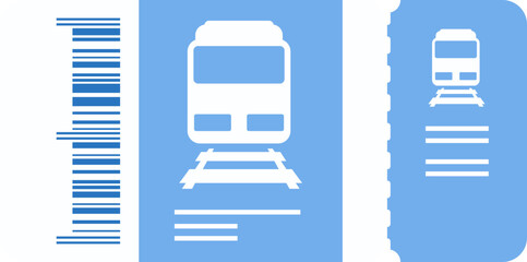 Train Ticket Illustration