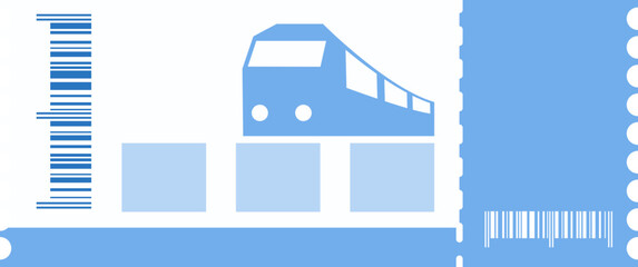 Train Ticket Illustration