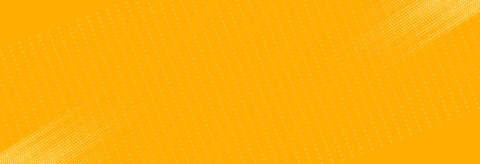 Yellow halftone pattern. Retro comic gradient background. Bright orange pixelated dotted texture overlay. Cartoon pop art faded gradient pattern. Vector backdrop for poster,modern.