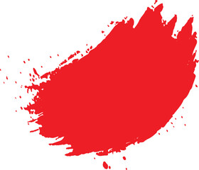 Colorful paint brush line stroke. Ink splatters, distress texture brush icon