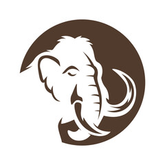 Mammoth icon logo design