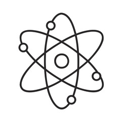 Laboratory Outline Vector Icon – Simplified Science Symbol