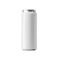 Clean and Simple Aluminum Can Ready for Customization with a Plain Surface for Labeling or Branding Use Transparent background or png