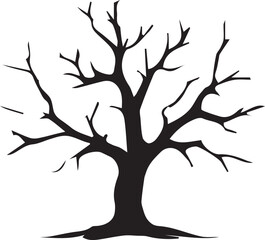 Tree silhouette Vector | Minimalist & Trendy Tree Silhouette Design | Unique & Stylish Tree Artwork for Vector design