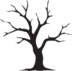 Tree silhouette Vector | Minimalist & Trendy Tree Silhouette Design | Unique & Stylish Tree Artwork for Vector design