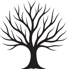 Tree silhouette Vector | Minimalist & Trendy Tree Silhouette Design | Unique & Stylish Tree Artwork for Vector design