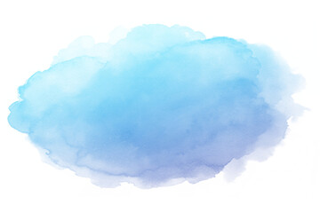 watercolor blue sky background. watercolor background with clouds.