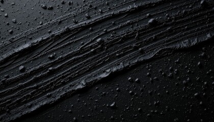 Background with a sample of the texture of black mascara