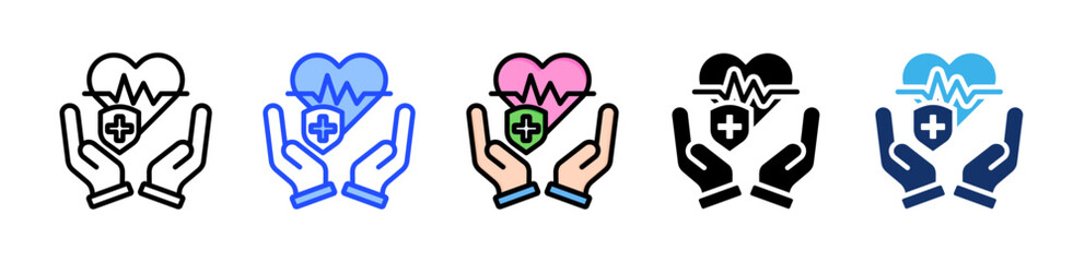 Healthcare Icon Collection With Multiple Styles