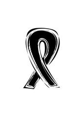 Black Morning ribbon