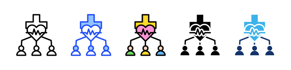 The family on the mobile is happy