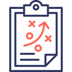 Plan line color icon
