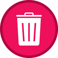 garbage trash icon vector for any design