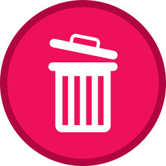garbage trash icon vector for any design