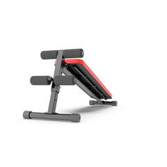 Gym Bench Isolated on Transparent Background