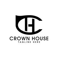 Modern vector design Logo Letter C and H