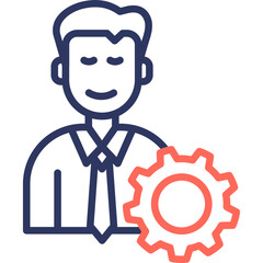 Administration line color icon