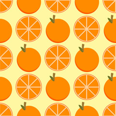 seamless pattern. background with simple and clean citrus fruits perfect for your design
