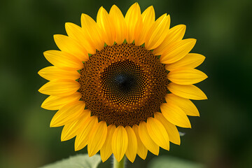 Obraz premium Sunflower Close-Up: Vibrant Yellow Petal Details