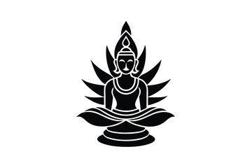 Artistic sankha in creative decorative style vector art illustration