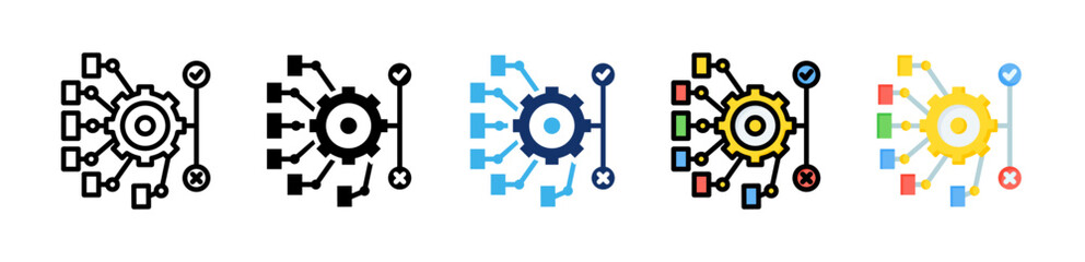 Generative Adversarial Networks Icon Collection With Multiple Styles