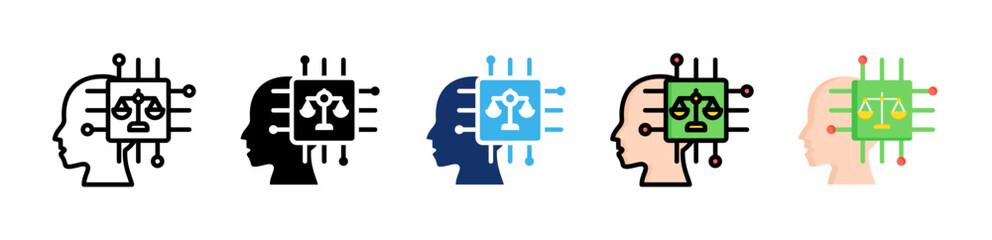 Ai Ethic Icon Collection With Multiple Styles