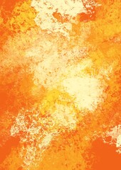 Light yellow and orange dry brush stroke on paper illustration background for decoration on summer, juice and autumn seasonal.