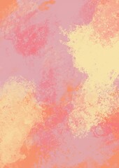 Fototapeta premium ivory and pink brush strok on paper illustration background for decoration on bakery , soft drink , ice cream and sweet eomtional concept.