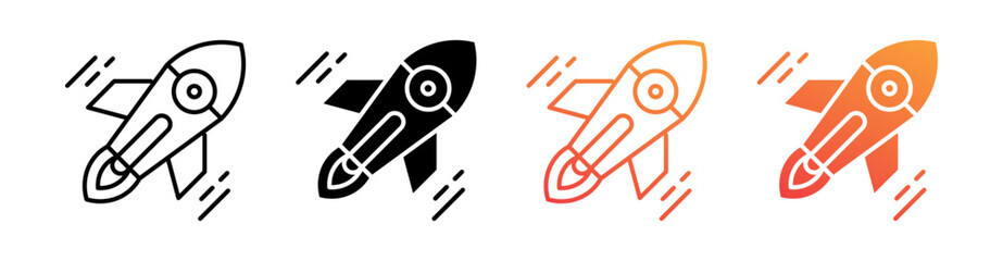 Mission Multiple Style Icon Set Collection 