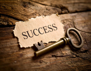 Antique Key to Success A Vintage Symbol of Achievement and Opportunity