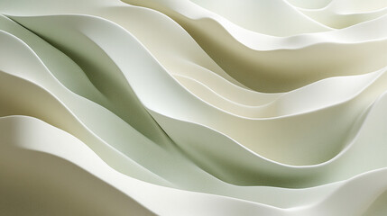 abstract organic 3D nature shape