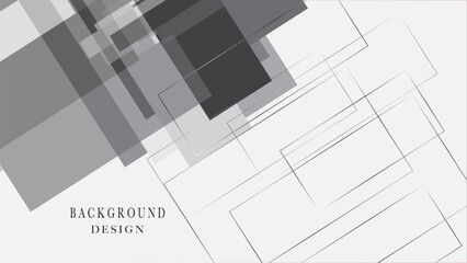 Modern abstract background featuring shades of grey, geometric shapes, and soft lines