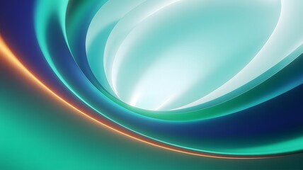Luminous Abstract Flow