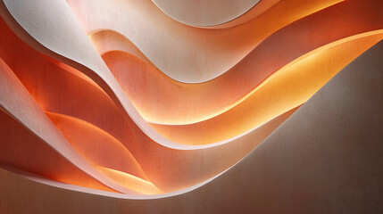abstract organic 3D nature shape