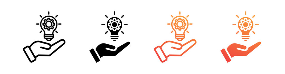 Find Solution Multiple Style Icon Set Collection 