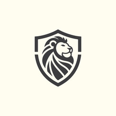 Heraldic lion logo
