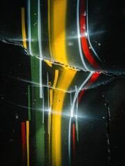 Abstract vibrant striped pattern