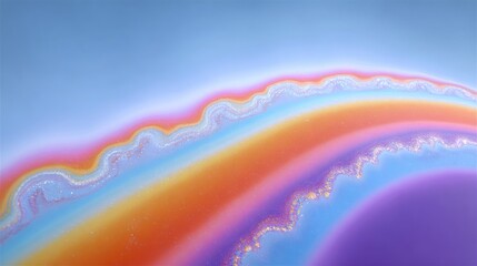 Abstract rainbow swirling colors