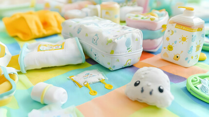 Colorful Baby Toys And Accessories Playset