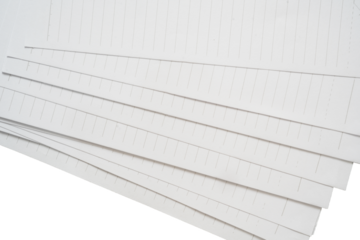 stack of lined sheets paper notebook