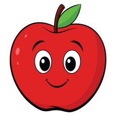 Obraz premium apple on white backgroud