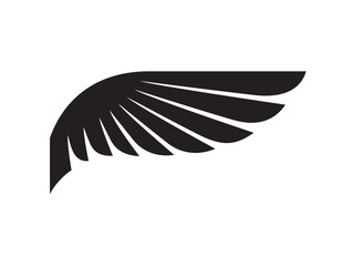 Simple Dark Wing Illustration Vector Art For Commercial Use