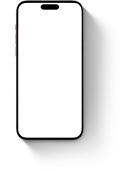 iphone screen mockup with shadow