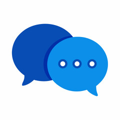 blue speech bubble