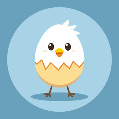 easter chick with egg